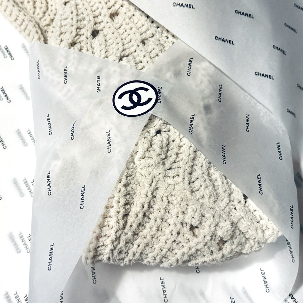 Chanel Tissue Paper + Seals Open box authentic